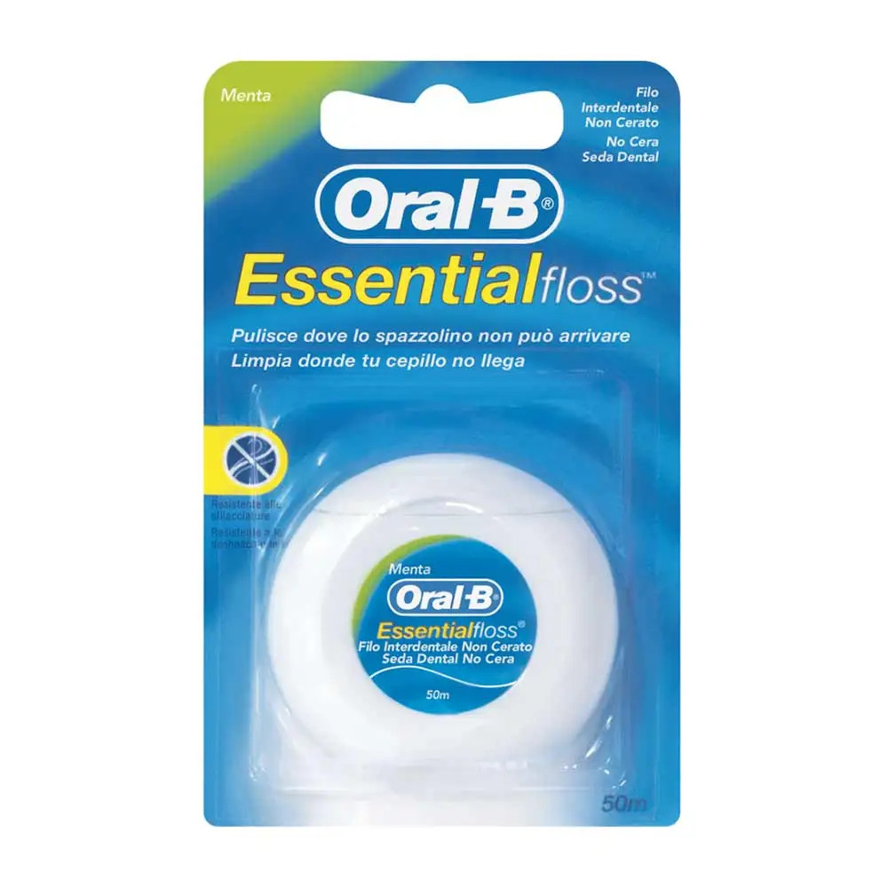 Filo Interdentale Non Cerato Essential Floss 50 Metri - Oral-B