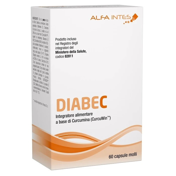 Diabec Integratore Alimentare per Benessere Occhi 60 Capsule Molli - Alfa Intes