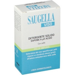 Detergente Solido allo Zolfo 100g per pelle grassa - Saugella