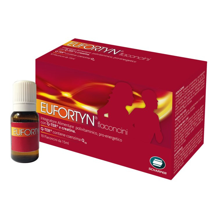 Eufortyn Integratore Energetico con Vitamine e Coenzima Q10 10 Flaconcini - Scharper