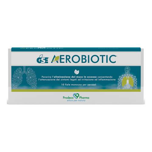 GSE Aerobiotic Soluzione Aerosol Fluidificante 10 Fiale da 5ml - GSE
