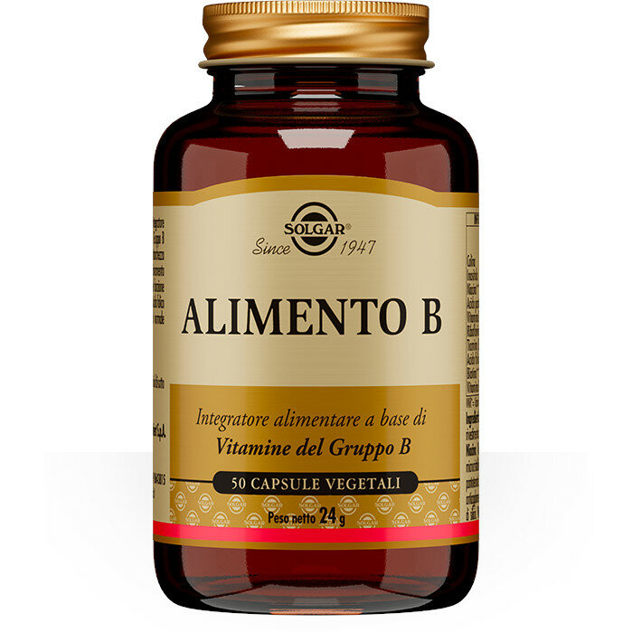 Alimento B Integratore Vitamine del Gruppo B 50 Capsule Vegetali - Solgar