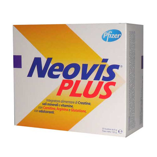 Neovis Plus Integratore Alimentare per Energia e Benessere - 20 Bustine - Neovis