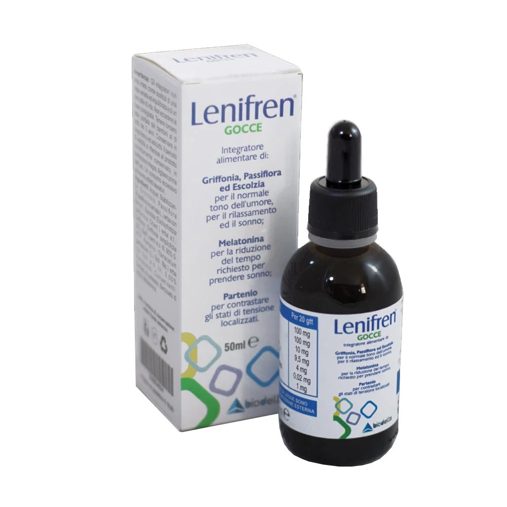 Lenifren Gocce Integratore Rilassamento e Sonno 50ml - Biodelta