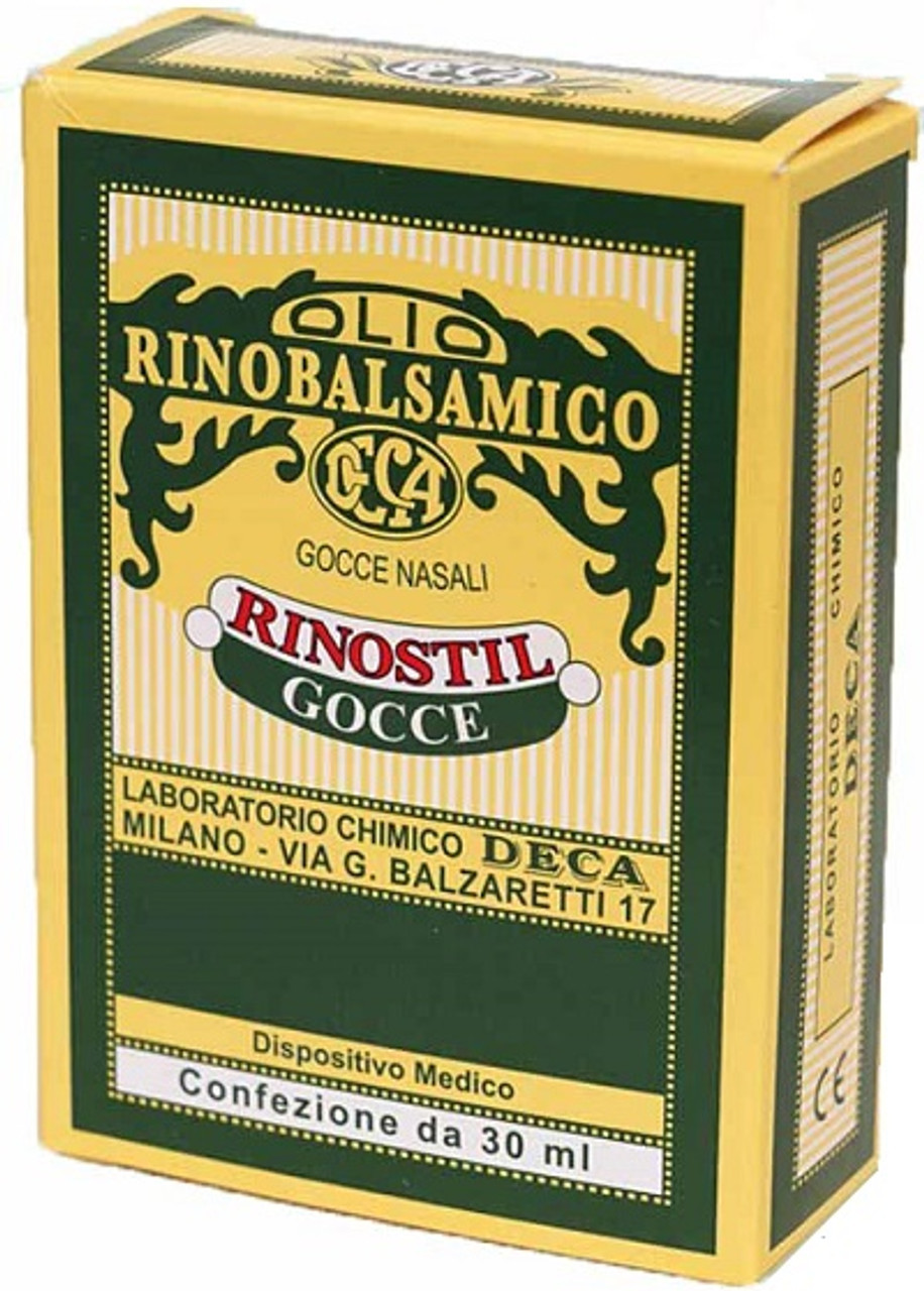 Rinostil Gocce Nasali Olio Rinobalsamico 30ml - Deca Laboratorio Chimico