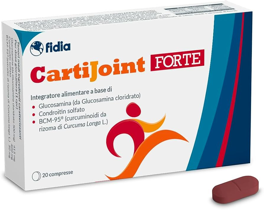 Cartijoint Forte Integratore Alimentare per Articolazioni 20 Compresse - CARTI-JOINT