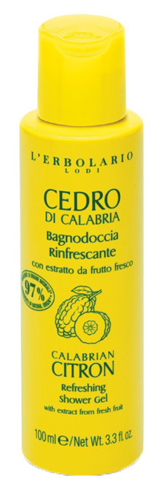 Bagnodoccia Rinfrescante Cedro di Calabria 100ml - L'Erbolario