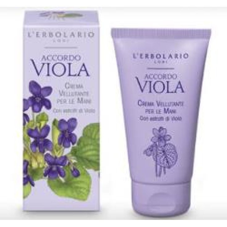 Crema Vellutante Mani Accordo Viola 75ml - L'Erbolario