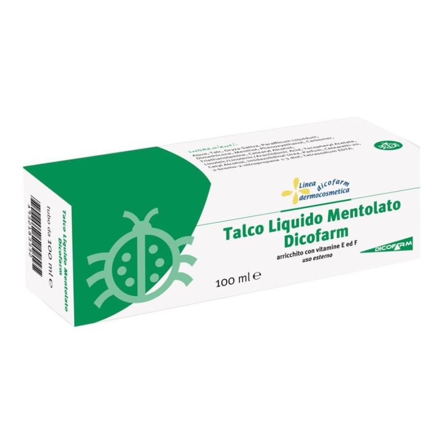 Talco Liquido Mentolato 100 ml - Dicofarm