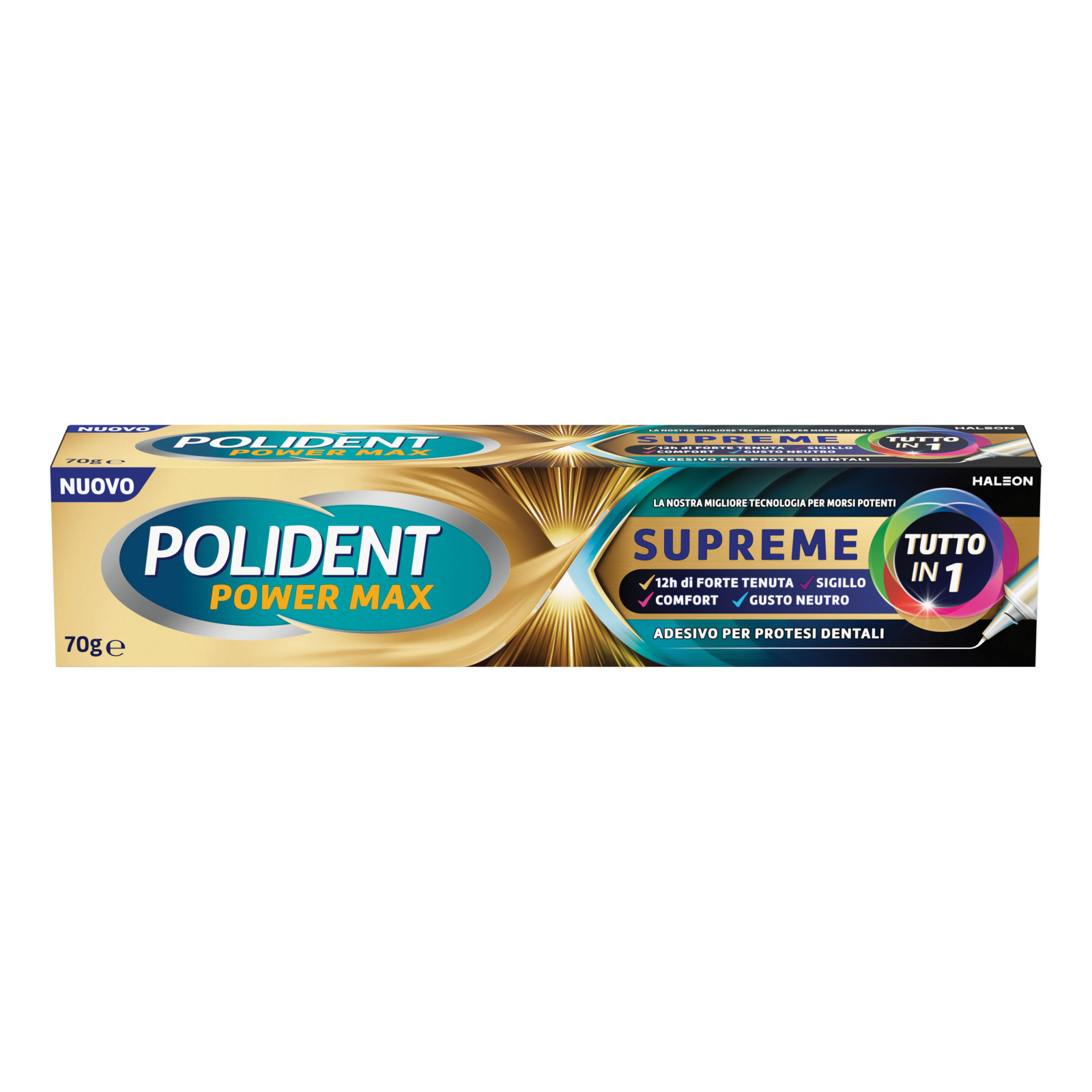 Polident Crema Adesiva Protesi Dentaria Power Max Supreme 70g - Polident
