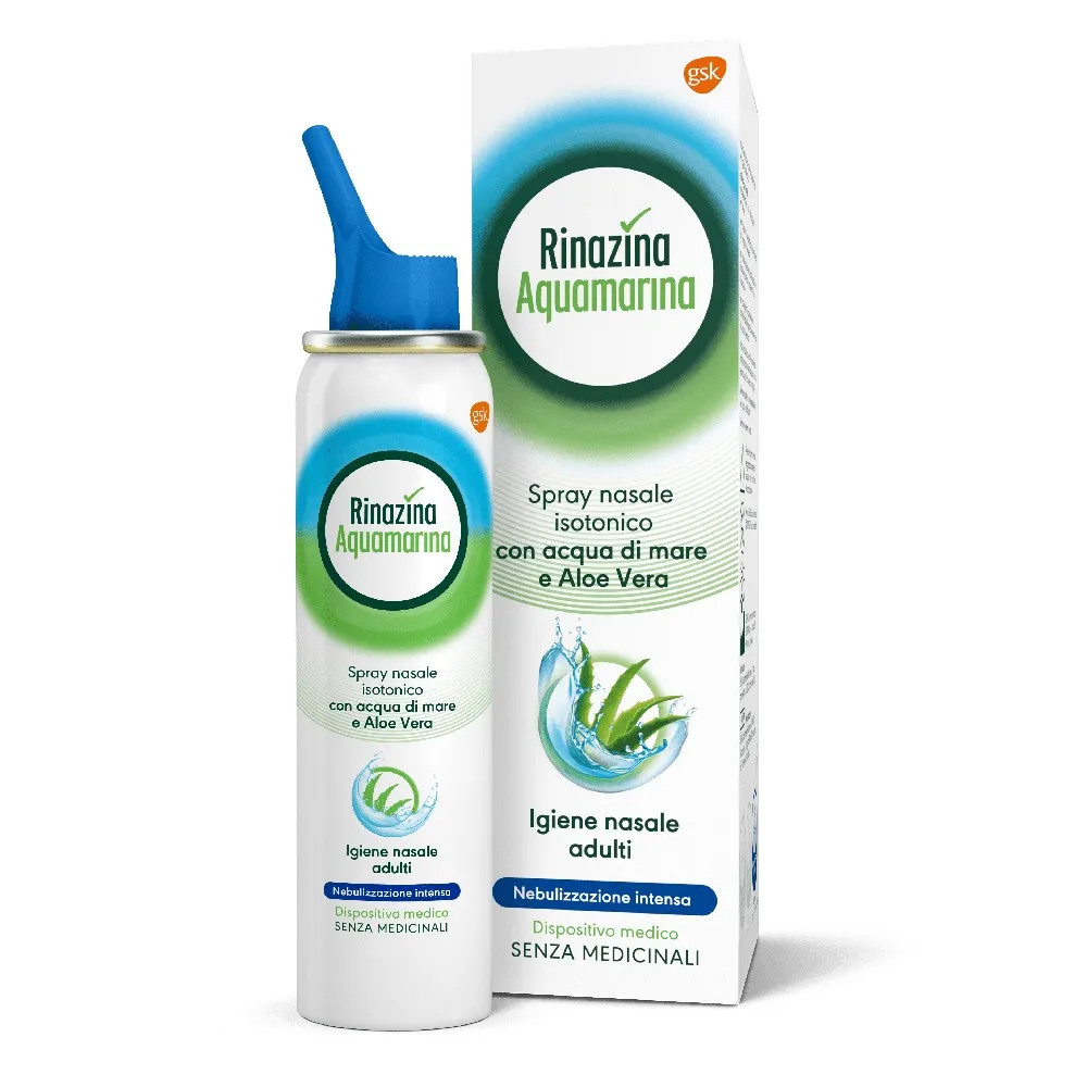 Rinazina Spray Nasale Isotonico con Aloe Vera 100ml - RINAZINA
