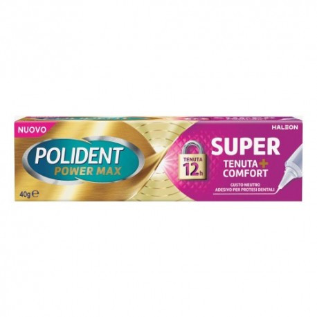 Adesivo per Protesi Dentale Super Tenuta Max Comfort 40g - Polident