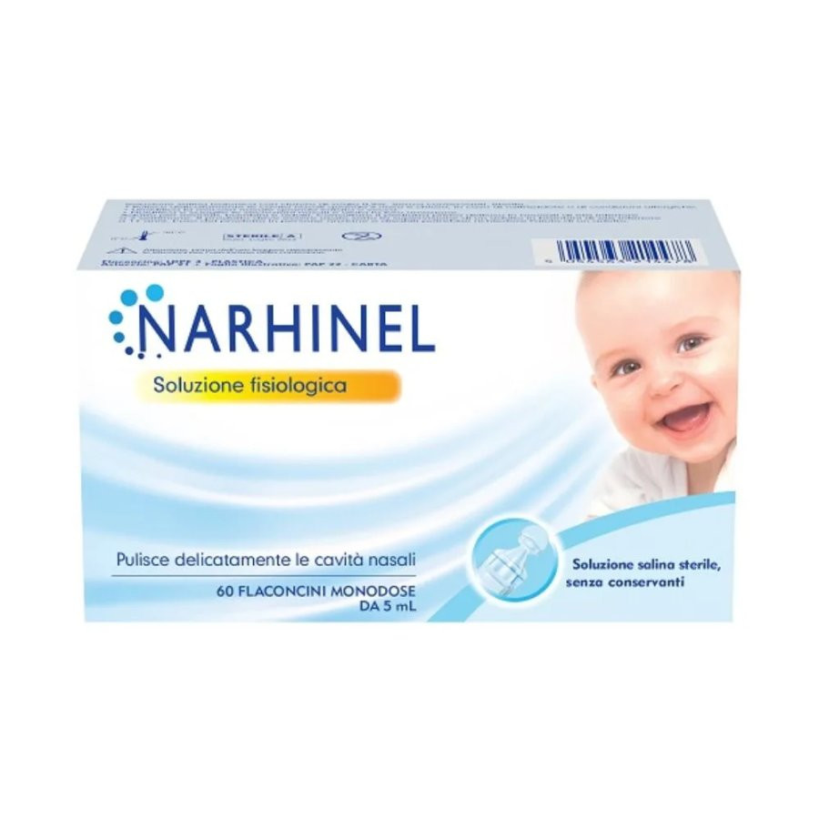 Soluzione Fisiologica Narhinel 60 Flaconcini Monodose da 5 ml - Narhinel