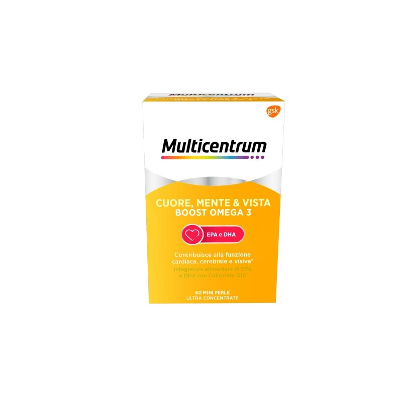 Boost Omega Integratore per Cuore Mente Vista 60 Capsule - Multicentrum