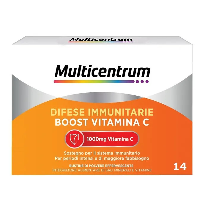 Multicentrum Difese Immunitarie Boost Vitamina C Integratore Alimentare 14 Bustine - Multicentrum
