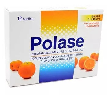 Polase Arancia Integratore Sali Minerali 12 Bustine Effervescenti - Polase