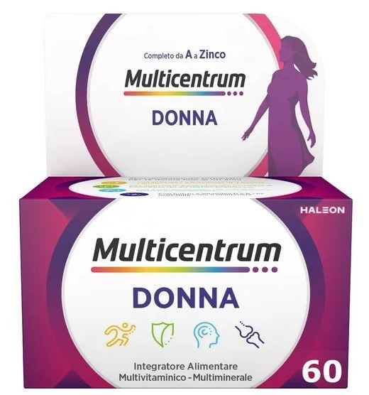 Multicentrum Donna Integratore Multivitaminico e Multiminerale 60 Compresse - Multicentrum