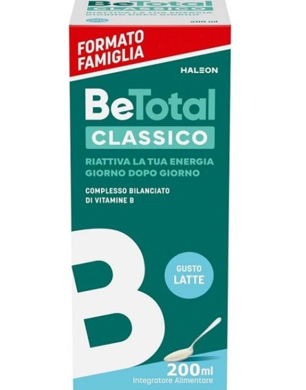 Be-Total Classico Integratore Alimentare Vitamine B Gusto Latte 200ml - Be-Total