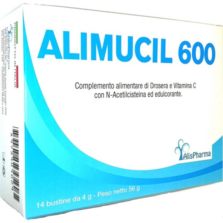 Alimucil 600 Integratore Fluidificante Secrezioni Bronchiali 14 Bustine - Omniaequipe