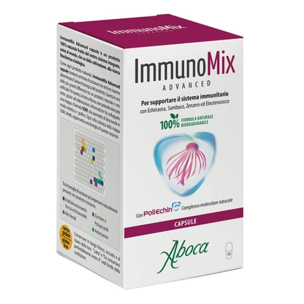 Immunomix Advanced Integratore Supporto Immunitario 50 Capsule - Aboca
