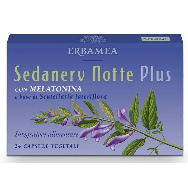 Sedanerv Notte Plus Integratore Rilassamento 24 Capsule - Erbamea