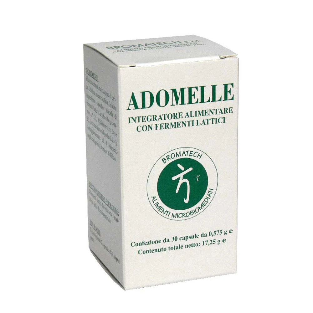 Adomelle Integratore Alimentare Fermenti Lattici per Flora Intestinale 30 Capsule - Bromatech