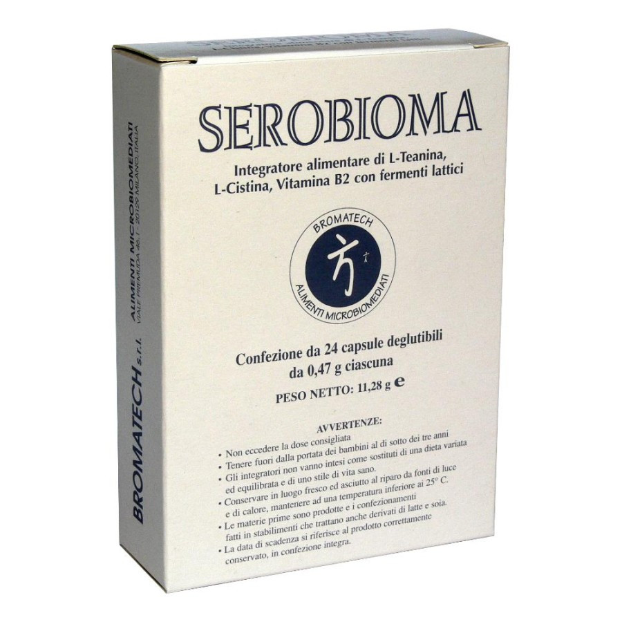 Serobioma Integratore Alimentare per Flora Intestinale 24 Capsule - Bromatech