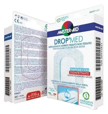 Medicazione Tessuto Non Tessuto Master Aid Drop Med 10x8 cm - Master Aid