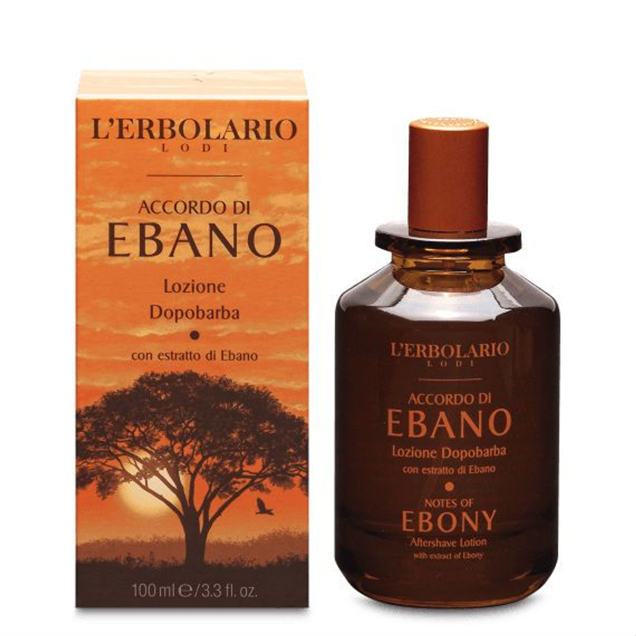 Accordo di Ebano Lozione Dopobarba 100ml - L'Erbolario
