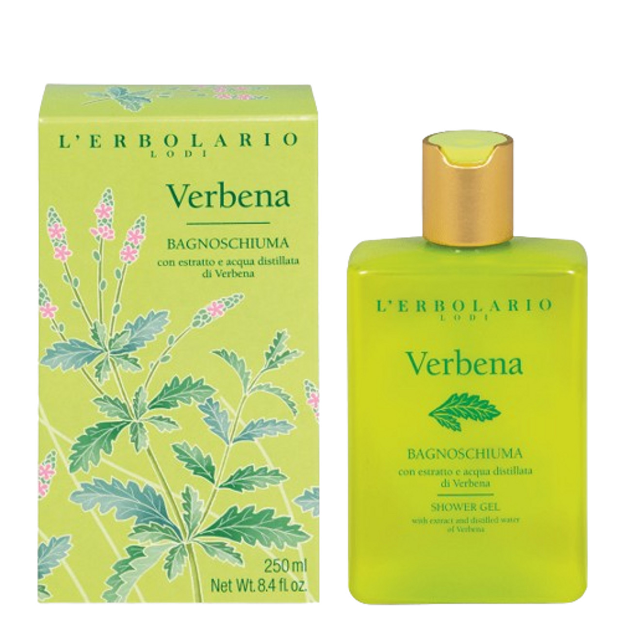 Verbena Bagnoschiuma rinfrescante 250ml - L'Erbolario