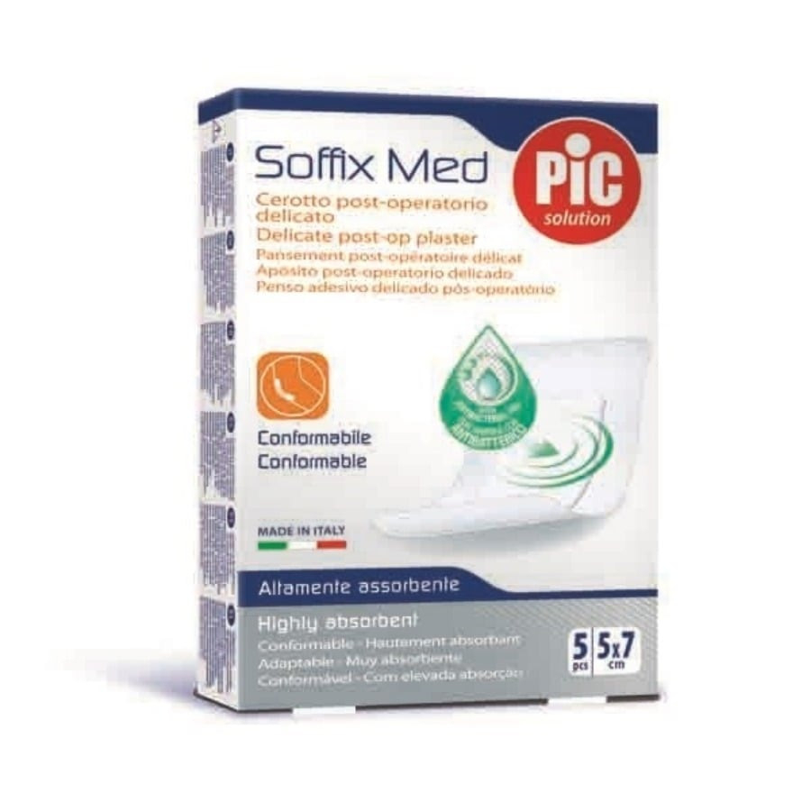 Medicazione Antibatterica 5x7cm per Post-operatoria - Pic Solution