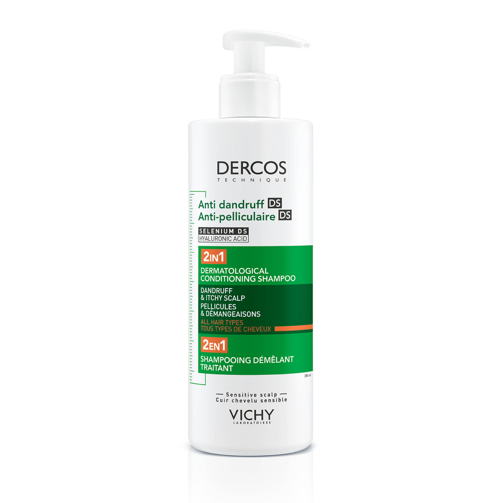 Vichy Dercos Technique Shampoo 2in1 Antiforfora 400ml - Vichy