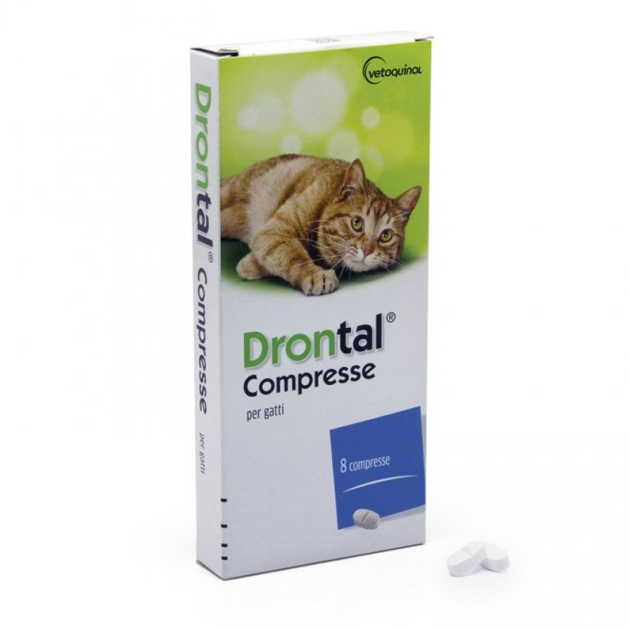 Drontal Gatto 8 Compresse Appetibili Antielmintico - Drontal