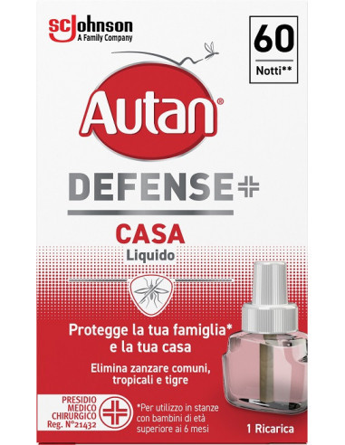 Defense Casa Ricarica Liquido Elettrico 36 ml - Autan