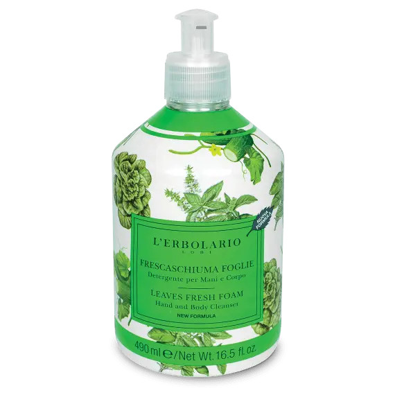 L'Erbolario Frescaschiuma Foglie Detergente Mani e Corpo 490 ml - L'Erbolario