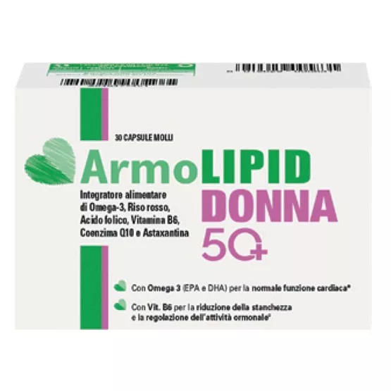 Armolipid Donna 50+ Integratore Benessere Cardiovascolare 30 Capsule - Armolipid