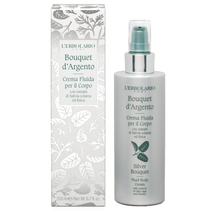 Crema Fluida Corpo Bouquet D'Argento 200 ml - L'Erbolario