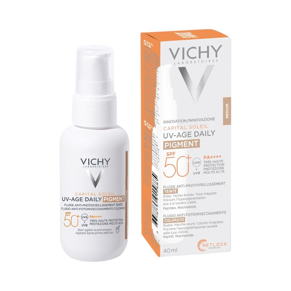 Capital Soleil UV Age PM Protezione Solare SPF50+ 40ml - Vichy
