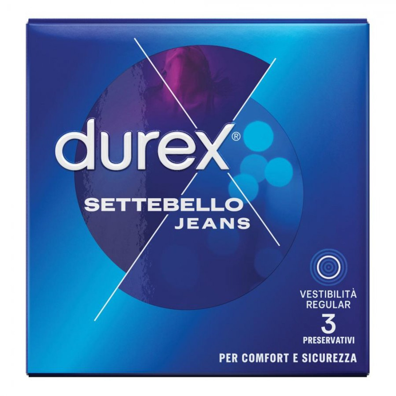 Durex Settebello Jeans Preservativi Taglia Regular 3 Pezzi - Durex