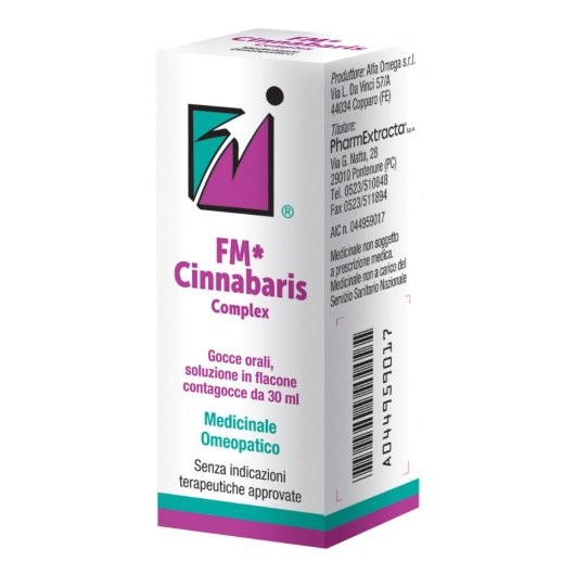 FM Cinnabaris Complex Gocce Orali 30 ml - Omeopiacenza