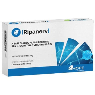 Ripanerv 45 Compresse Integratore con L-Carnitina, Acido Lipoico e Vitamine - Hope