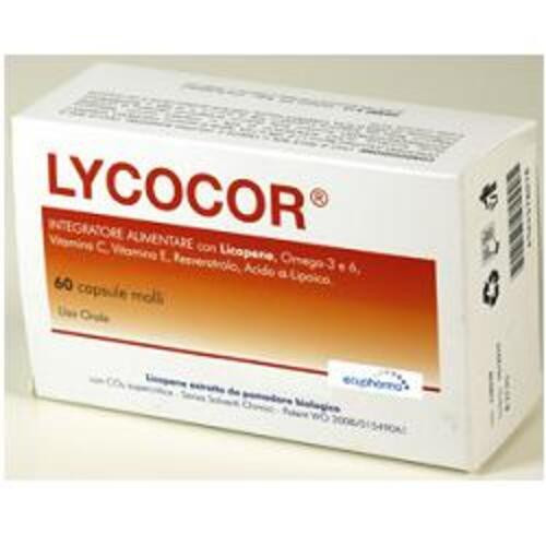 Lycocor Integratore Alimentare per Funzionalità Cardiovascolare 60 Capsule Molli - LYCOCOR