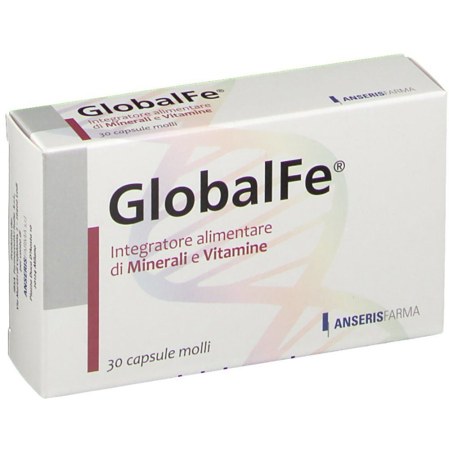 Globalfe Integratore Gravidanza con Ferro Folato e Vitamine 30 Capsule - Anseris Farma