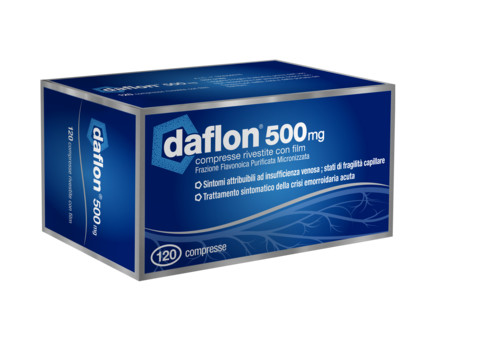 Daflon 500 mg Compresse Rivestite 120 Compresse - Daflon