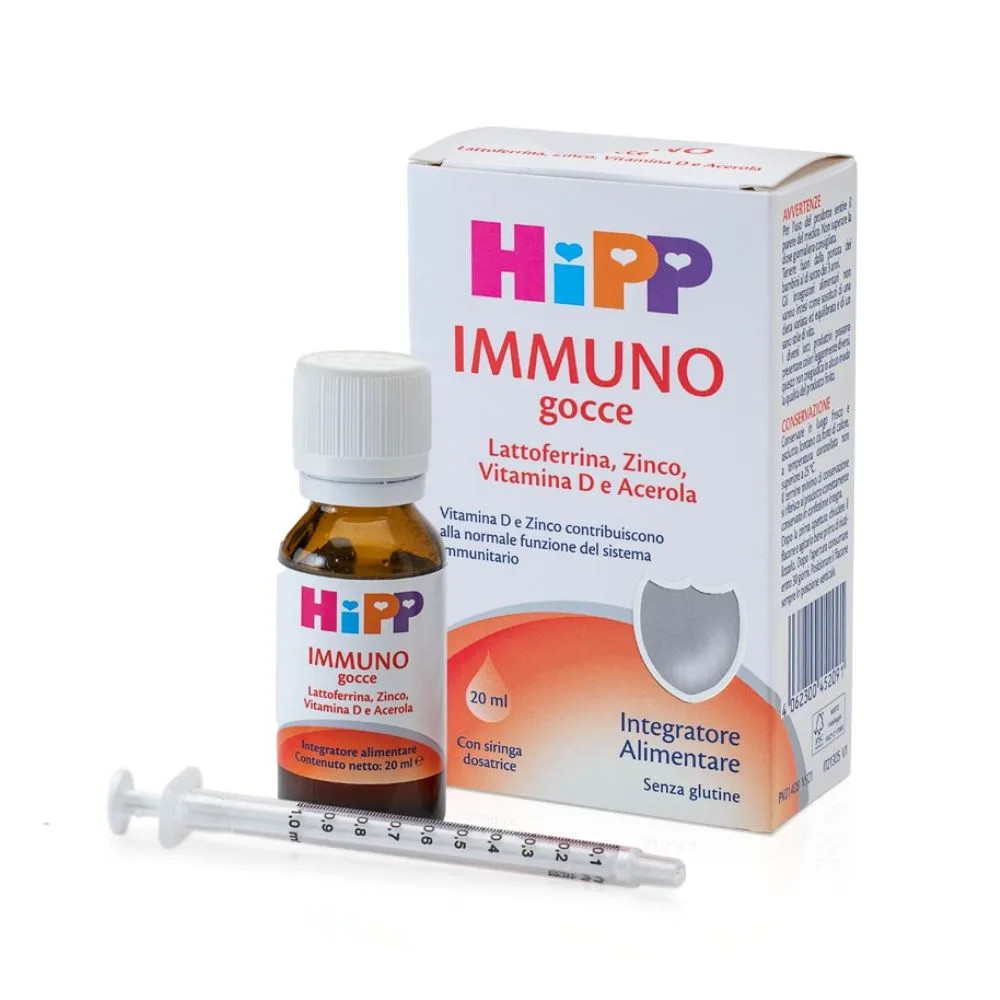 HiPP Immuno Gocce Integratore Sistema Immunitario 20ml - HiPP