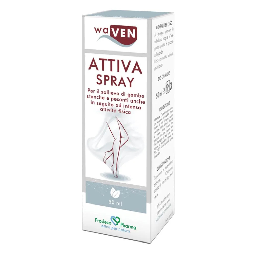 Waven Attiva Spray 50ml per Gambe Stanche e Gonfie - Waven