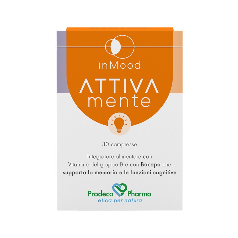 InMood Attivamente Integratore Memoria 30 Compresse Vegan Senza Glutine - Prodeco Pharma