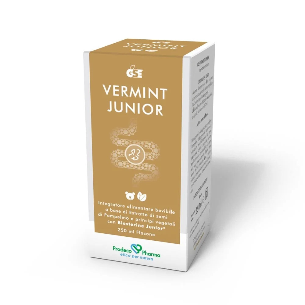 GSE Vermint Junior Integratore Alimentare per Regolarità Intestinale 250ml - GSE