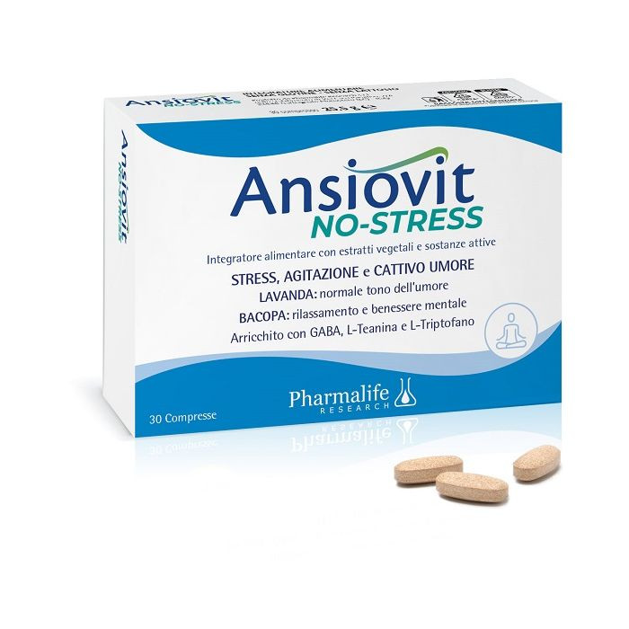 Ansiovit No Stress Integratore Rilassamento 30 Compresse - ANSIOVIT