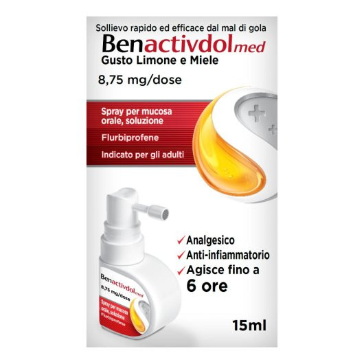 Benactivdolmed Spray per Mucosa Orale, Soluzione 15ml - Benactivdolmed